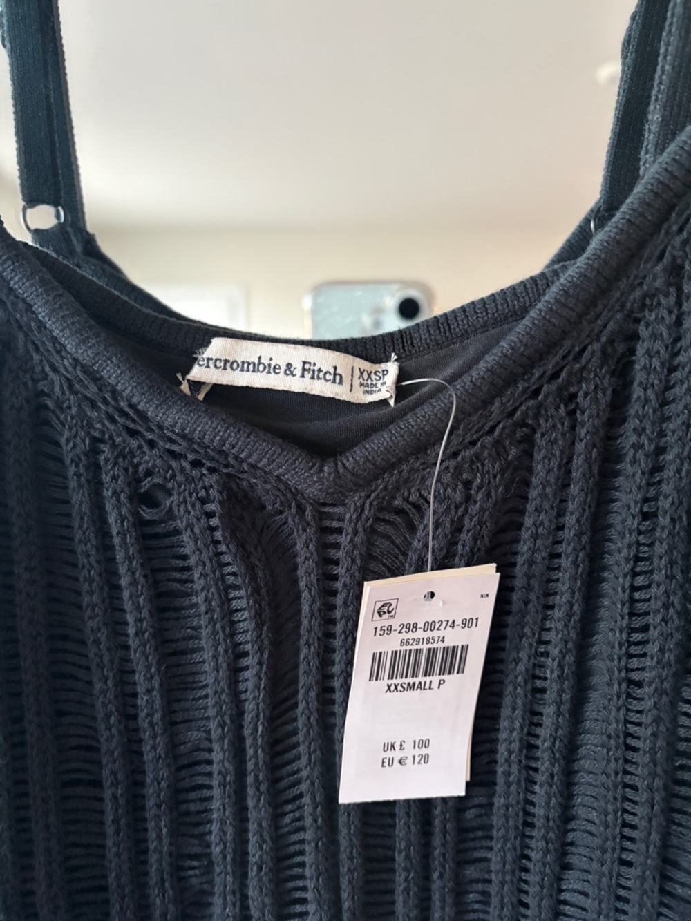 Abercrombie & Fitch Women's Black Knit dress